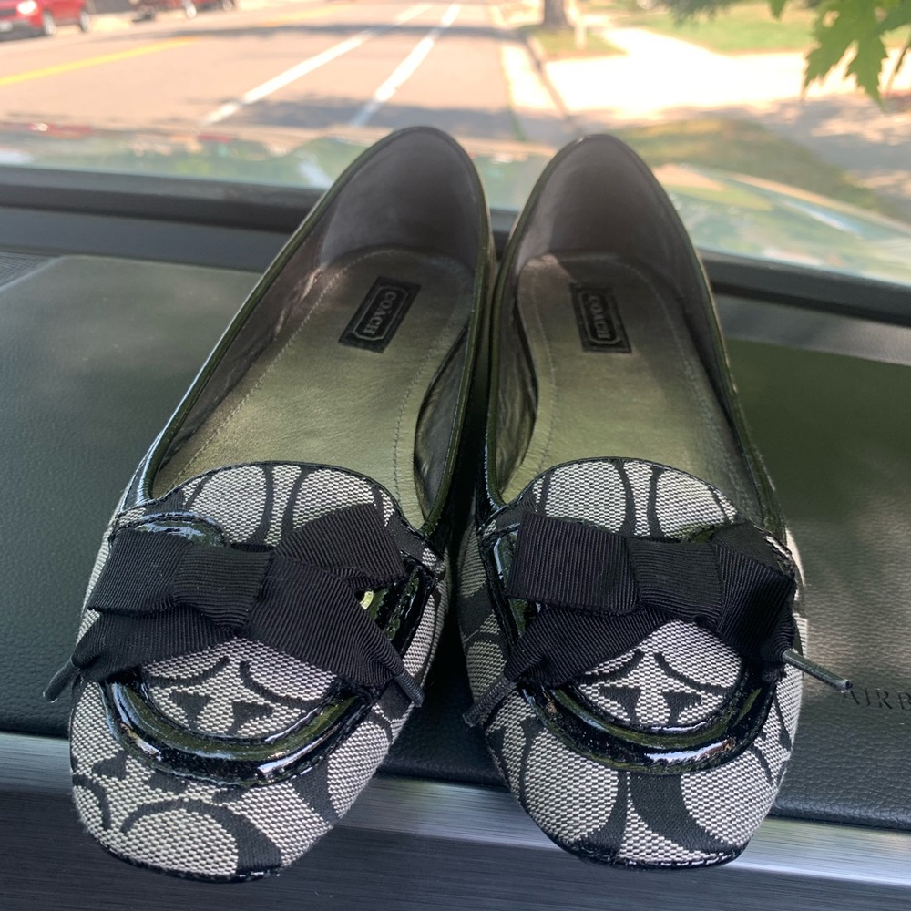 NEW COACH Tipper 12CM sc/c PAT Q431  size 9.5 M Color Black have bow